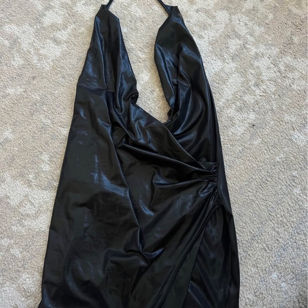 Princess Polly Black Halter Dress